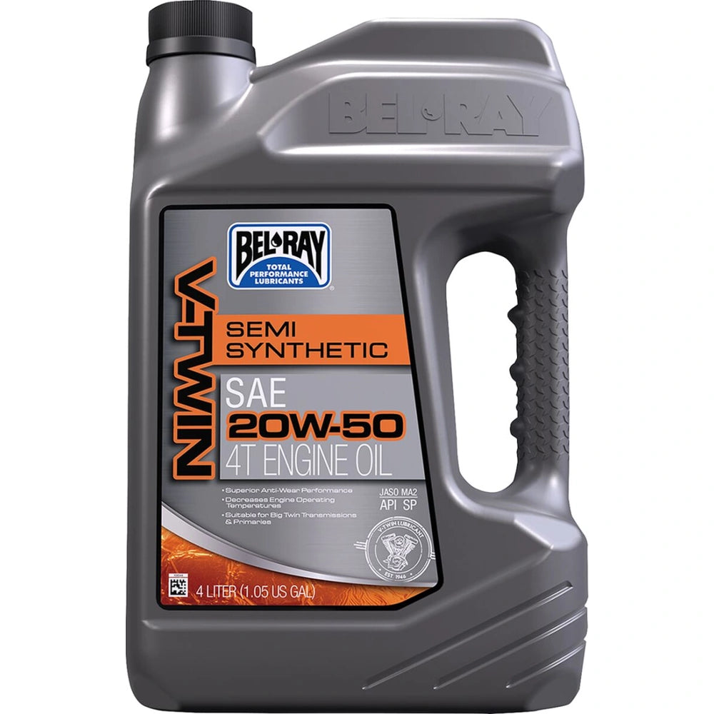 Bel-Ray V-Twin Semi-Synthetic 20W-50 – 4 L