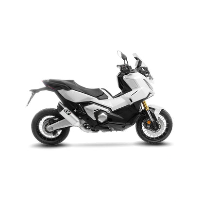 Honda X-ADV750 (21-26) m.fl. LeoVince LV-14 R slip-on – rustfri – titanium-look – 15614 – ekstra produktvisning af lyddæmper, finish og detaljer 5