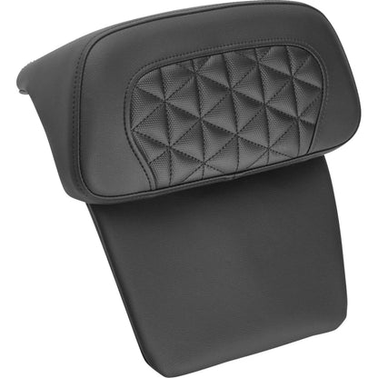 Harley-Davidson (14-25) Roadsofa/ Step-Up ryglæn / pude Black Stitching/ Gripper/ Smooth – Saddlemen – ekstra produktvisning med fokus på form, polstring, syninger og finish – billede 3