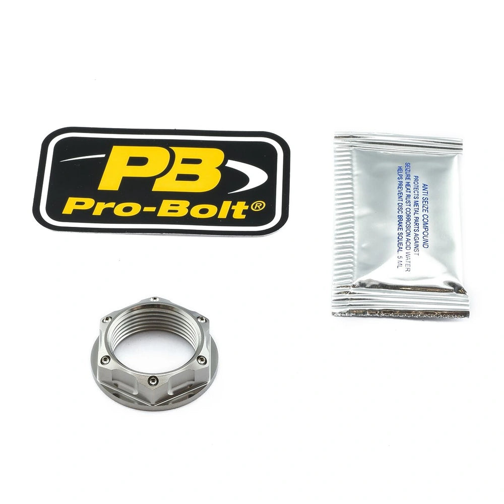 Forakselmøtrik, M25 x 1,5 – Grade 5 titanium, TINUT25150001Z1 – Pro-Bolt