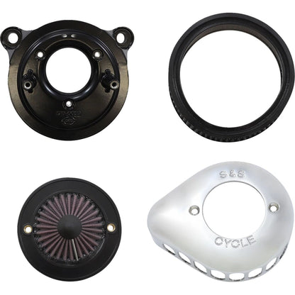 Harley-Davidson modeller (08-17) Air Stinger Stealth Air Cleaner Kit, Air Stinger / Stealth, Teardrop, krom – S&S Cycle – yderligere produktvisning 6