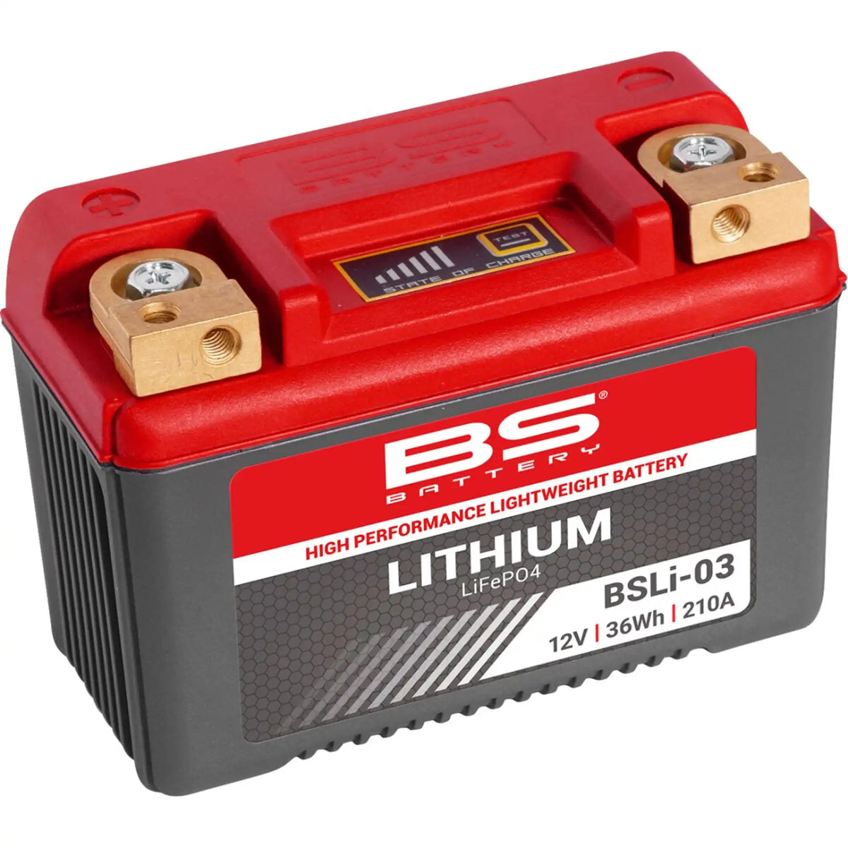 BS Battery BSLi-03 12,8V 3Ah 210A LiFePO4 lithium MC batteri