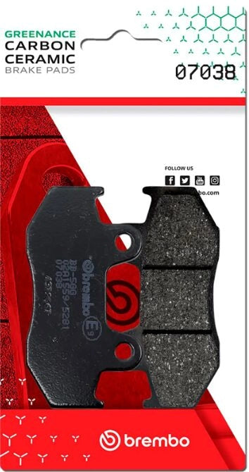 Ekstra produktbillede af Honda PS 125 I 07-12 bremseklodser – Brembo Genuine CC 07038