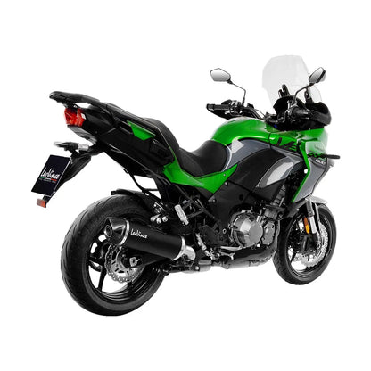 Kawasaki KLZ 1000 (19-24) LeoVince Nero slip-on – rustfri – mat sort – 14057 – ekstra produktvisning af lyddæmper, finish og detaljer 4