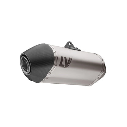 Benelli TRK 702 X (22-24) m.fl. LeoVince LV-14 slip-on – titanium – ekstra produktvisning af lyddæmper, finish og detaljer 2