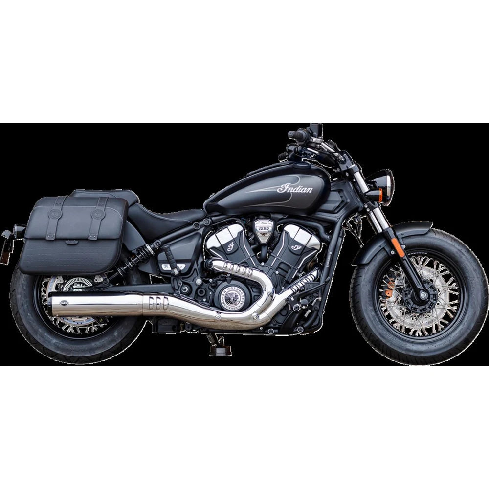 Indian Sixty (24-26) Grand National Slip-On Mufflers, krom – S&S Cycle