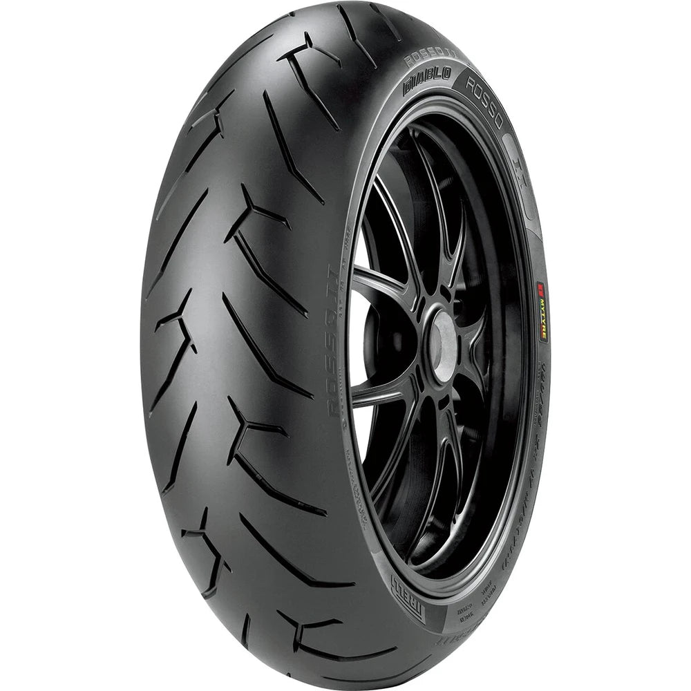 Pirelli Diablo Rosso II 130/70 R17 62H TL – bagdæk – originalt Pirelli bagdæk med skarpt greb, hurtig styring og masser af køreglæde. Køb hos Mo2parts.