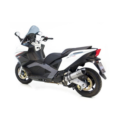 Gilera GP 800 (07-12) m.fl. LeoVince LV One EVO slip-on – rustfri – ekstra produktvisning af lyddæmper, finish og detaljer 2