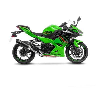 Kawasaki Z400 (19-26) m.fl. LeoVince LV One EVO slip-on – carbon – ekstra produktvisning af lyddæmper, finish og detaljer 2
