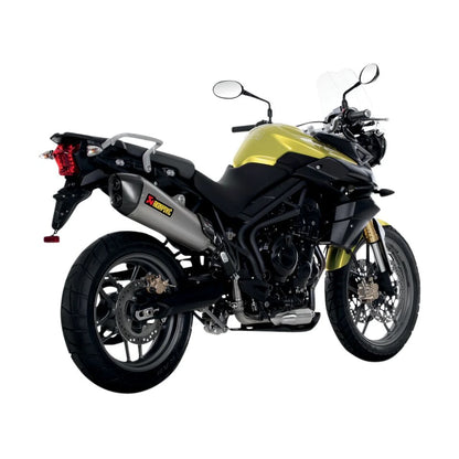 Akrapovič S-T800SO1-HZAAT slip-on monteret på Triumph Tiger 800 XC (11-16) m.fl.