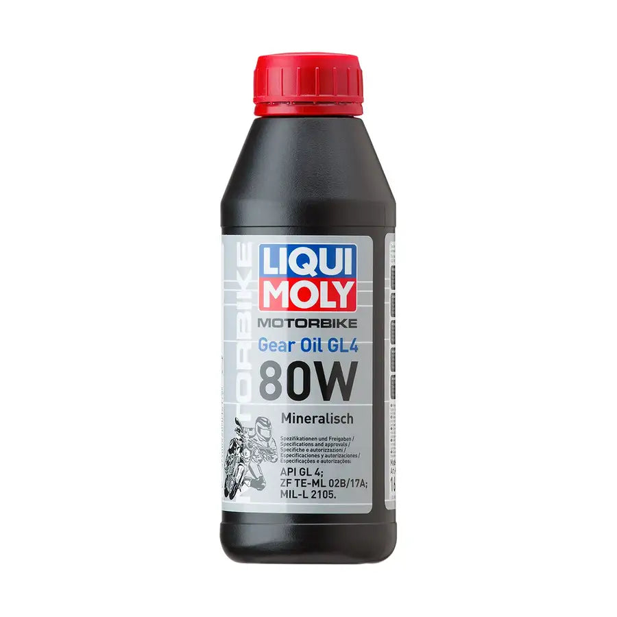 MC gearolie, 80W – LIQUI MOLY Motorbike Gear Oil – Mineralsk – 500 ml