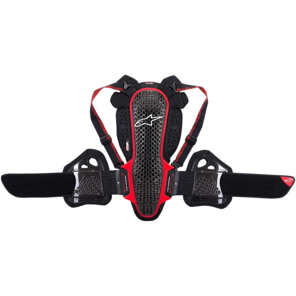 Rygbeskytter Nucleon KR-3 – str. M, Sort/Rød fra Alpinestars
