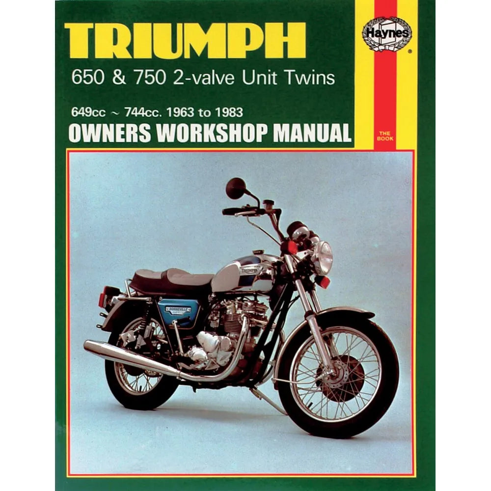 Triumph 2-valve Twins (1963–1983) værkstedshåndbog – Haynes – Haynes værkstedsmanual til service og reparation
