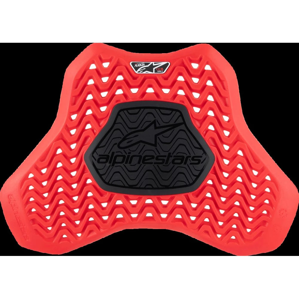 Brystbeskytter Nucleon Plasma Racing – str. L, Sort/Rød fra Alpinestars