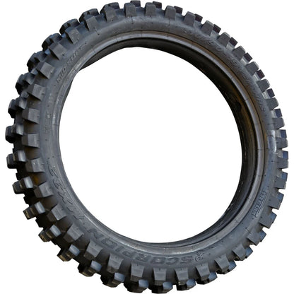 Pirelli Scorpion MX32 Mid Hard 100/90-19 57M TT NHS – bagdæk set fra siden – se profil og design på dette Pirelli bagdæk hos Mo2parts.