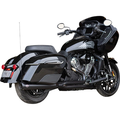 Indian Elite (20-26) 2-into-1 Qualifier Exhaust System, Guardian Black – S&S Cycle – ekstra produktvisning 2