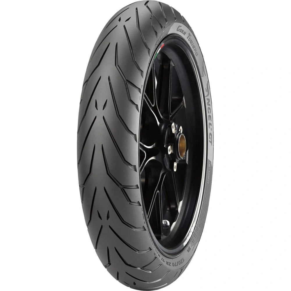 Pirelli Angel GT 120/70 ZR17 (58W) TL – spec. A – fordæk – originalt Pirelli fordæk med sikkert greb, stabilitet og god holdbarhed på lange ture. Køb hos Mo2parts.