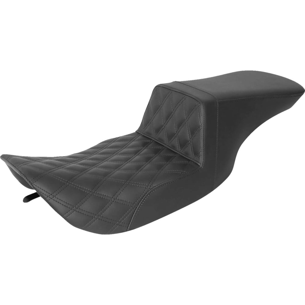 Harley-Davidson Touring (97-07) Step-Up 2-up sæde Front Lattice Stitch, 28 cm (11") – Saddlemen