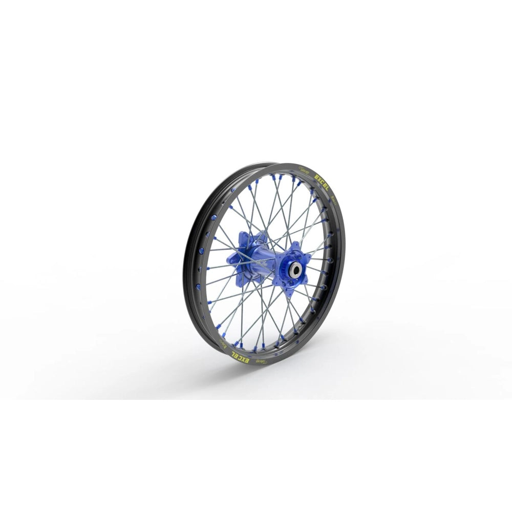 Kite Elite MX/Enduro baghjul 19x1.85 til KTM/Husqvarna/GasGas 2023–2027 – blå, sølv eger