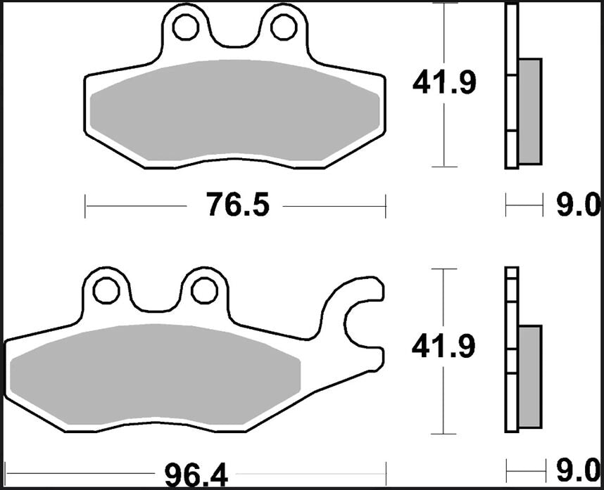 Ekstra produktbillede af Piaggio MEDLEY 125 S I-GET 24-26 bremseklodser – Brembo XS 07060XS