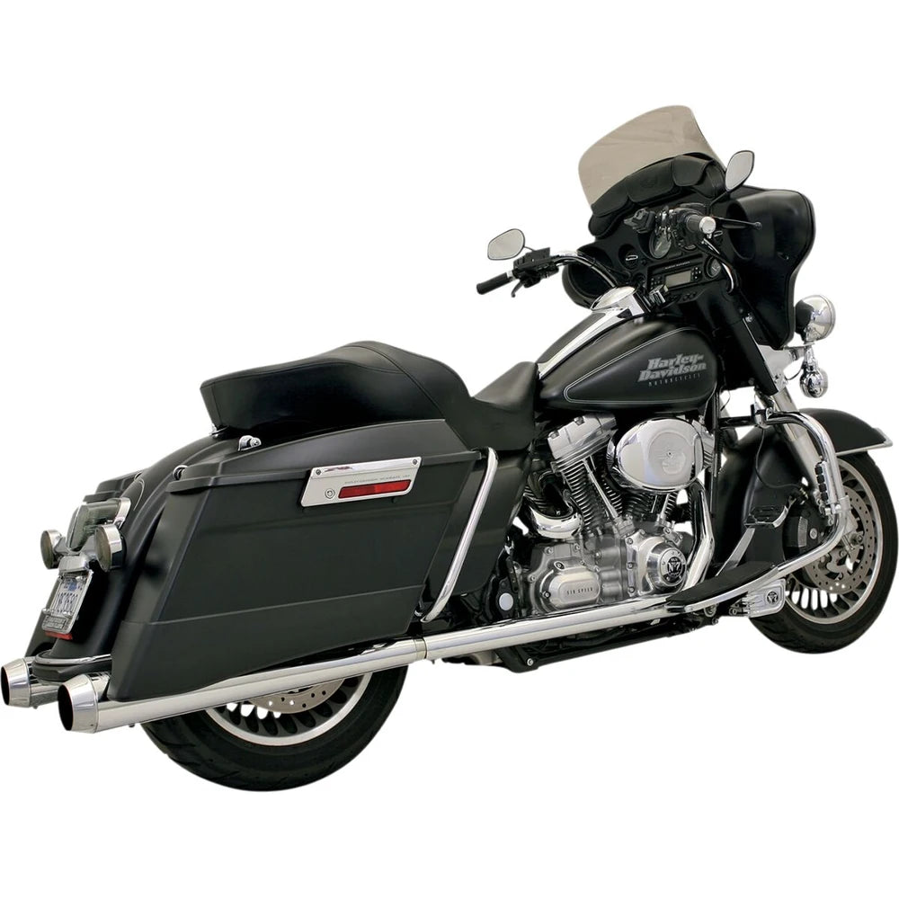 Harley-Davidson Touring (07-08) Power Curve True Dual Crossover forrør, krom – Bassani