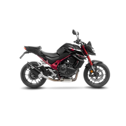 Honda CB750 (23-26) LeoVince LV-14 R slip-on – rustfri – godkendt – mat sort – 15600B – ekstra produktvisning af lyddæmper, finish og detaljer 4