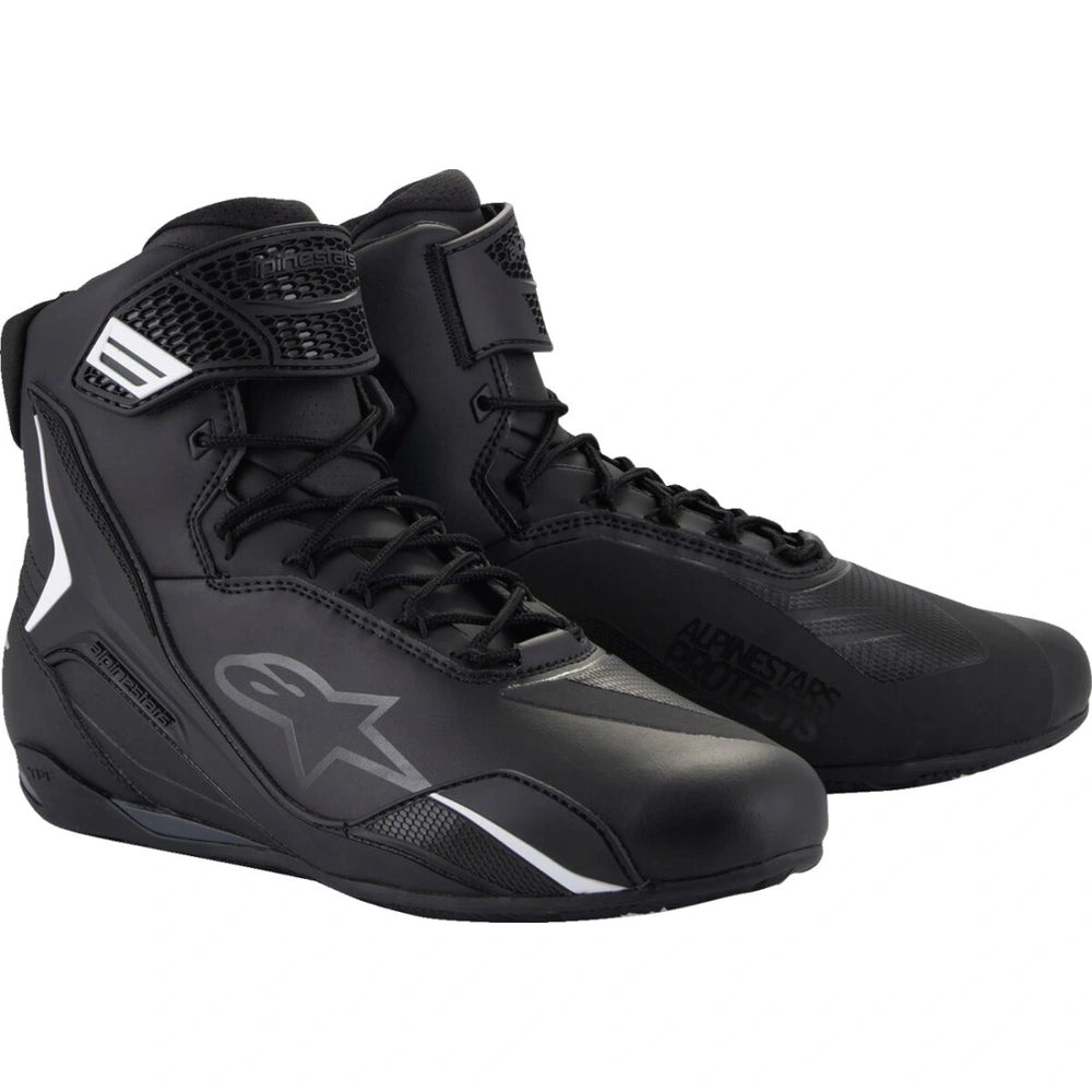 MC sko Faster-4, herre – Sort, str. US 8.5 fra Alpinestars – primært produktbillede
