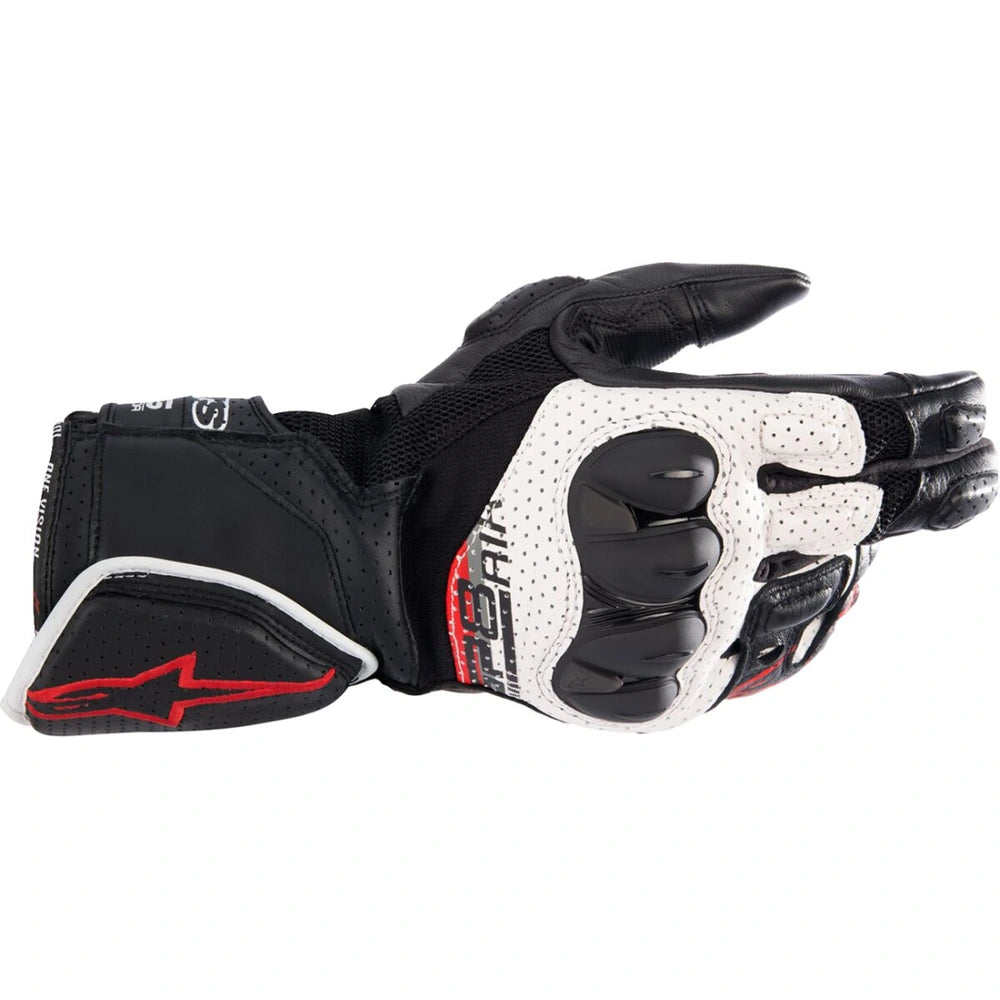 MC handsker SP-8 V3 Air, herre – Sort/Rød/Hvid, str. L fra Alpinestars – primært produktbillede