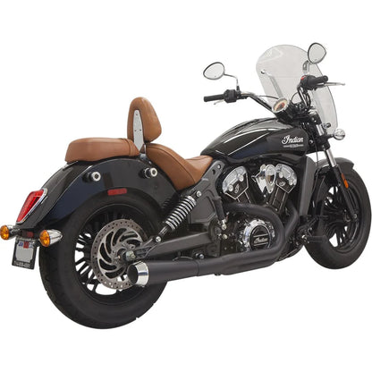 Indian Scout (15-24) Road Rage 2-i-1 komplet udstødning, sort keramisk, kort straight – Bassani – ekstra produktvisning 2 med fokus på design og detaljer