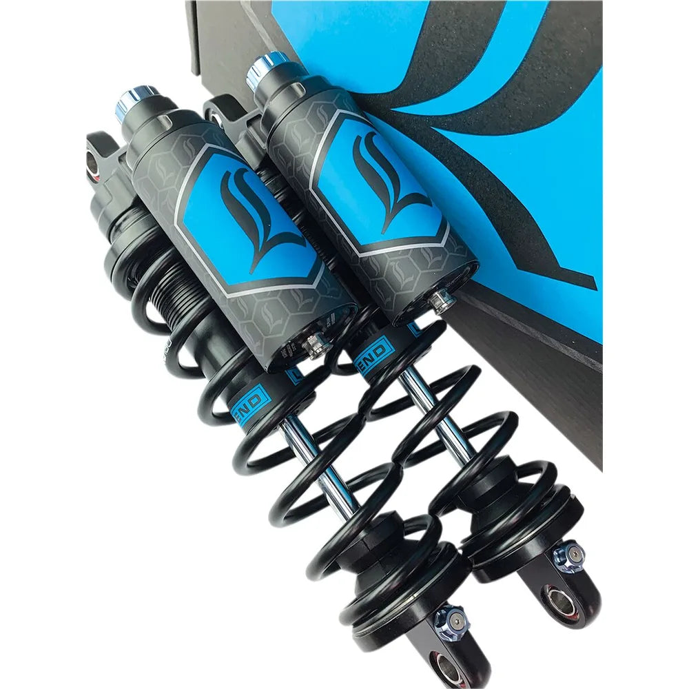 Legend Suspension Harley-Davidson Dyna (91-17) REVO-ARC støddæmpersæt, 13", Heavy Duty, piggyback reservoir, sort – produktbillede 3, varenr. 1310-1891