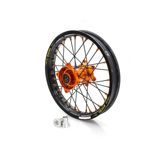 Kite Elite MX/Enduro baghjul 16x1.85 til KTM/Husqvarna 2021–2024 – orange, sorte eger