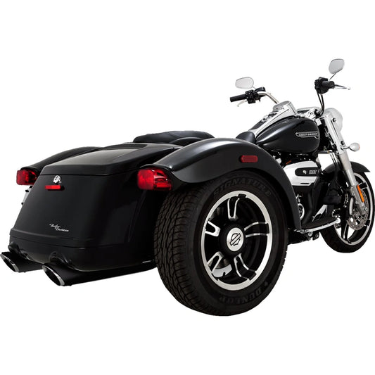 Harley-Davidson Trike (17-25) Twin Slash slip-on, sort – Vance & Hines