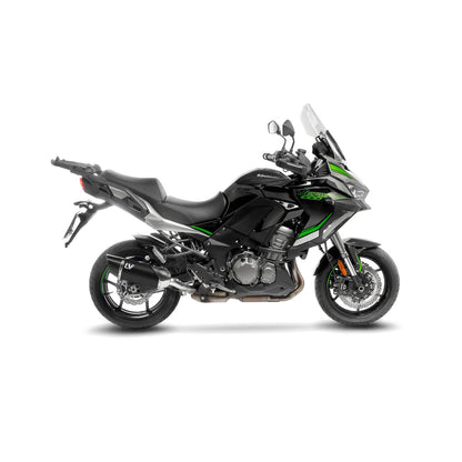 Kawasaki KLZ 1000 (19-24) LeoVince LV-14 R slip-on – rustfri – mat sort – 15623B – ekstra produktvisning af lyddæmper, finish og detaljer 3