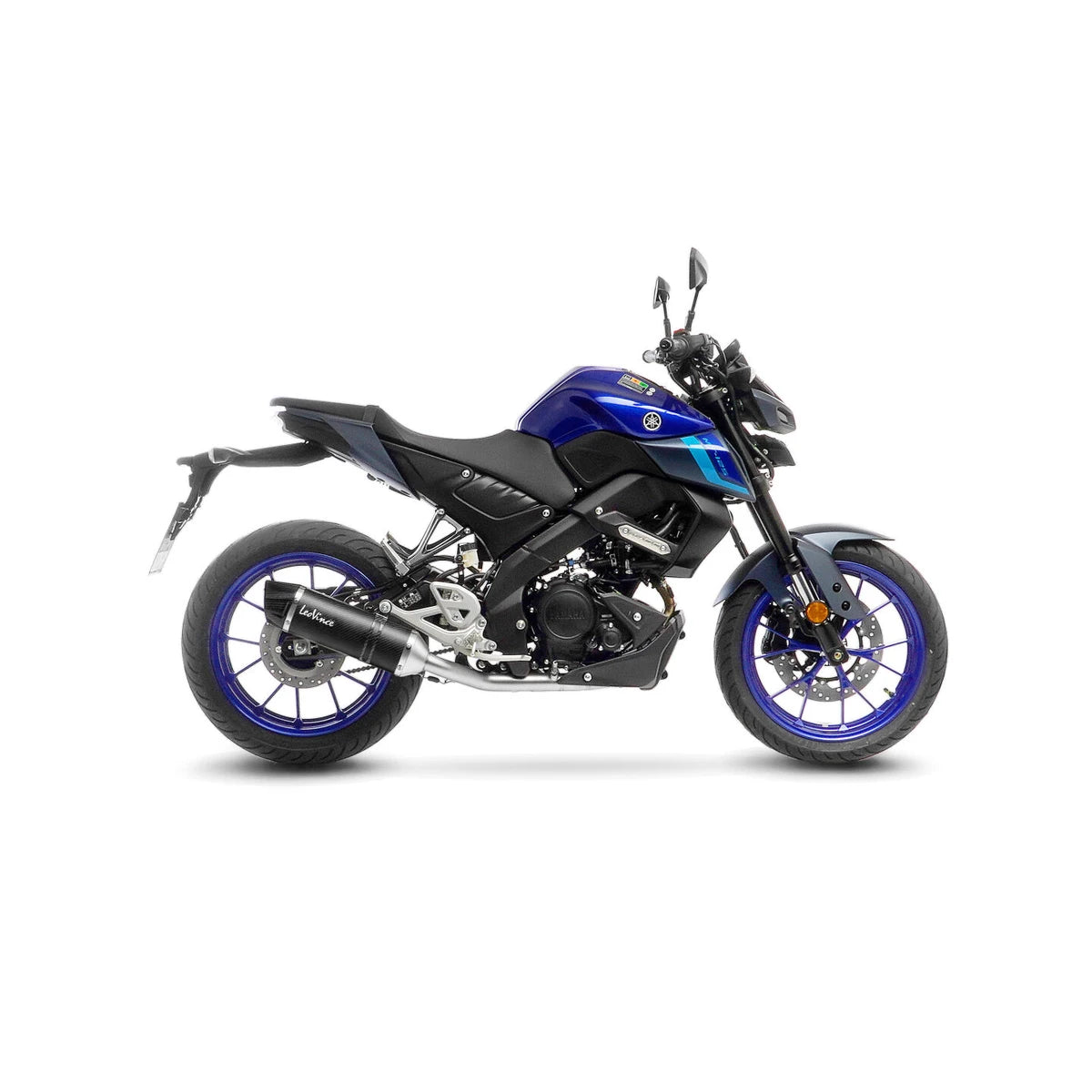 Yamaha XSR125 (25-26) m.fl. LeoVince LV One EVO komplet udstødning – rustfri – mat sort – ekstra produktvisning af udstødningssystem, design og detaljer 5