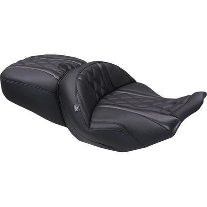 Harley-Davidson Touring (23-26) Deluxe Touring 2-up sæde, diamond – Mustang – Mustang varenr. 89411