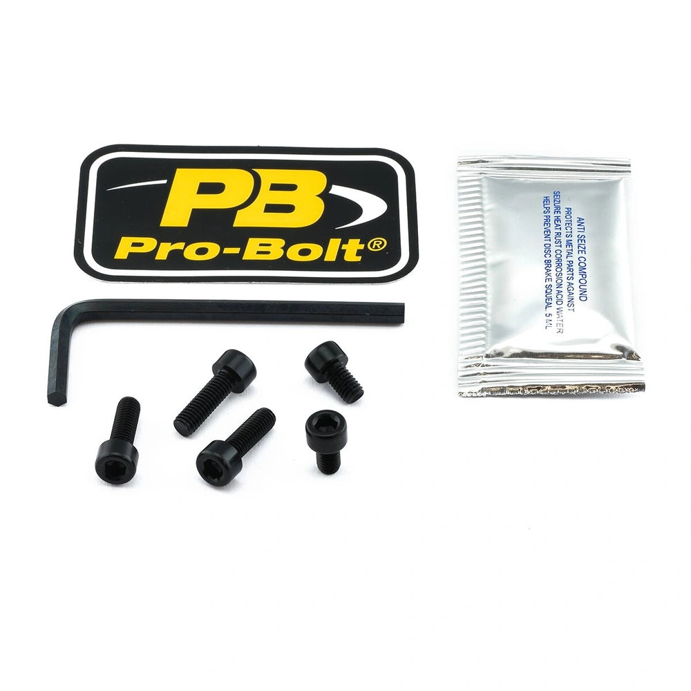 Tankdækselboltsæt, 5 stk. – 7075-T6 aluminium, sort, TKA243 – Pro-Bolt