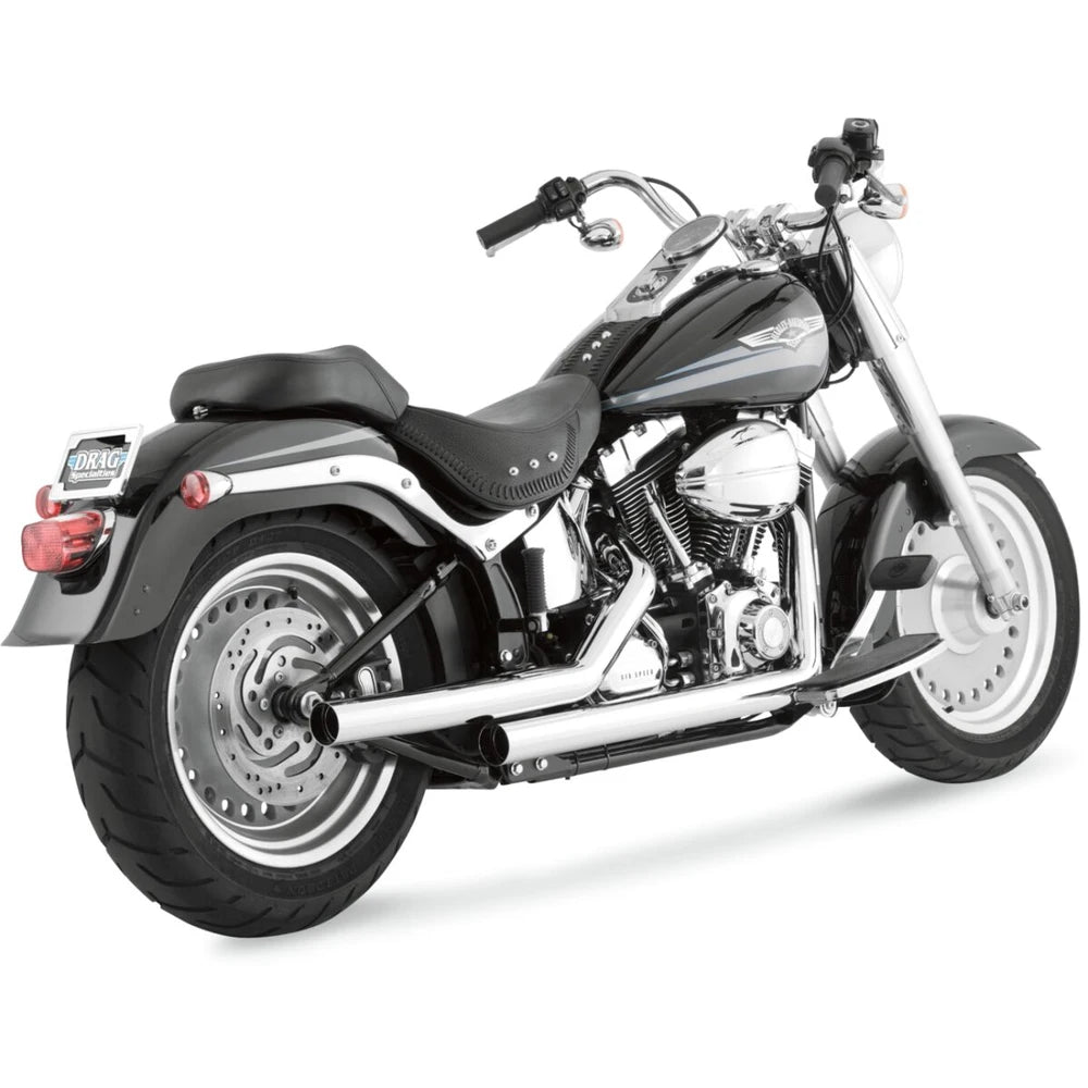 Harley-Davidson Softail (86-11) Straightshots komplet udstødning, krom – Vance & Hines
