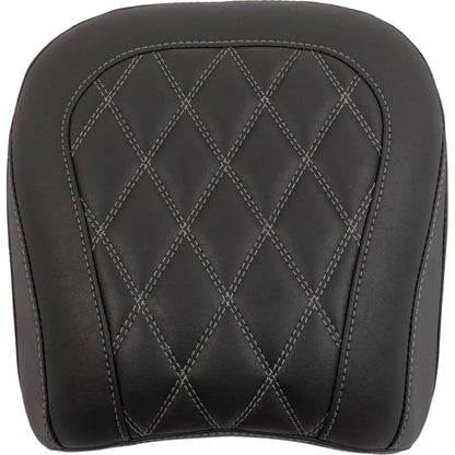 Harley-Davidson Touring (23-26) Tripper passagersæde, grå syning – Mustang – Mustang varenr. 88511GM – detalje af materiale, syninger og finish – billede 2