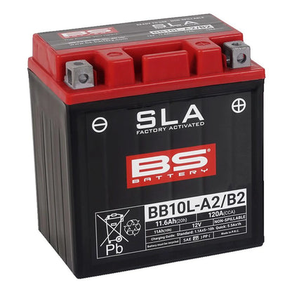 BS Battery BB10L-A2/B2 12V 11Ah 120A AGM MC batteri