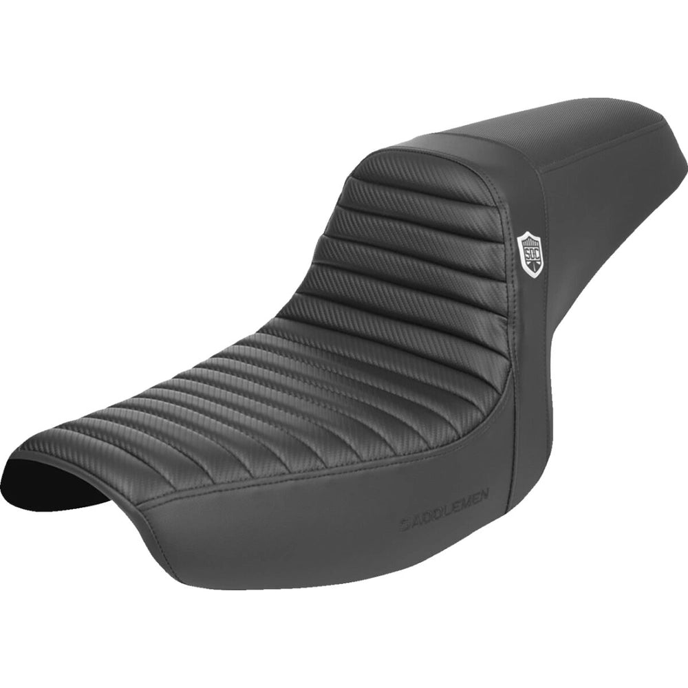 Harley-Davidson FX/FL (85-00) Pro Series SDC Performance 2-up sæde Black Gripper Lumbar/ Carbon Fiber – Saddlemen