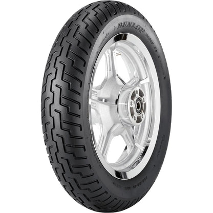 Dunlop D404 80/90-21 48H TL spec. J – fordæk – originalt Dunlop fordæk med stabil cruiser-kørsel og god komfort. Køb hos Mo2parts.