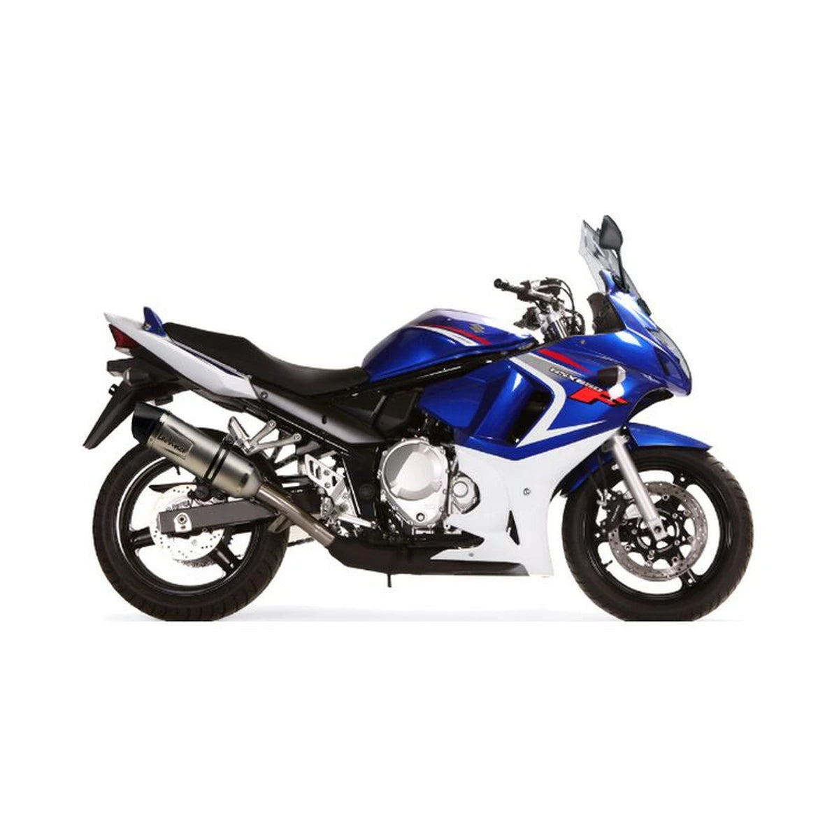 Suzuki GSF 650 (07-15) m.fl. LeoVince LV One EVO slip-on – rustfri – ekstra produktvisning af lyddæmper, finish og detaljer 3