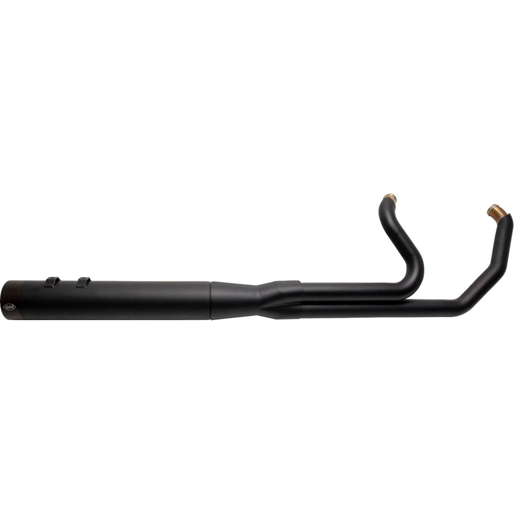 Harley-Davidson Touring (07-16) 2-into-1 Sidewinder Exhaust System, sort / Guardian Black – S&S Cycle
