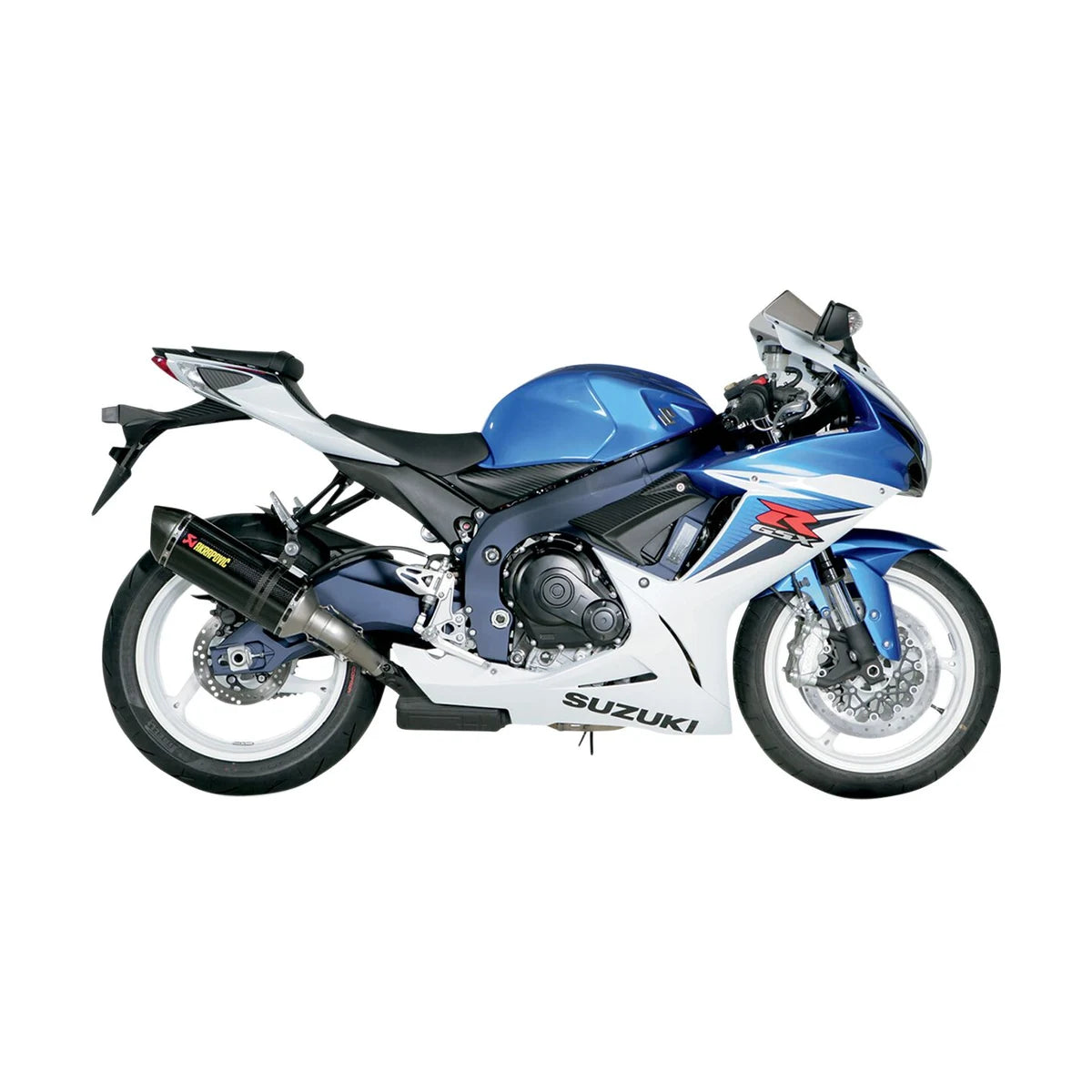 Akrapovič S-S6SO8-HZC slip-on monteret på Suzuki GSX-R600 (11-17) m.fl.