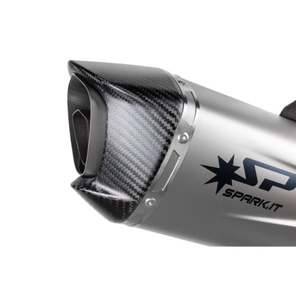 BMW R 1300 GS (23-26) Force Evo slip-on, titanium – Spark – detalje af materialer, svejsninger og udførelse, billede 3