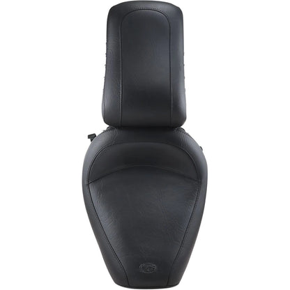 Harley-Davidson Touring (80-84) 2-up sæde – Mustang – Mustang varenr. 75302 – ekstra produktvinkel med fokus på form og finish – billede 5