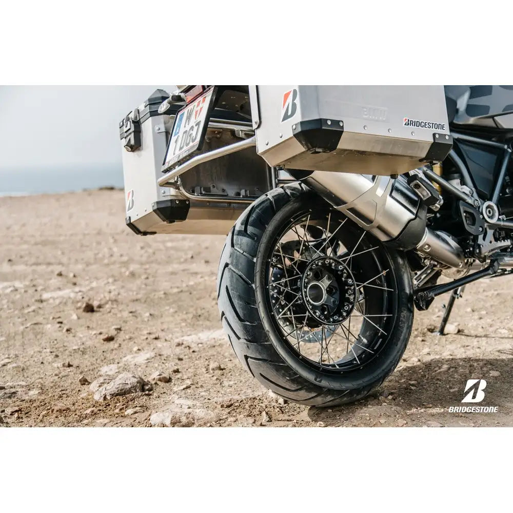 Bridgestone Battlax Adventure A41 150/70R17 69V TL – spec. G – bagdæk – originalt Bridgestone bagdæk med trygge køreegenskaber på tør vej og i regnvejr. Køb hos Mo2parts. Produktbillede 2.