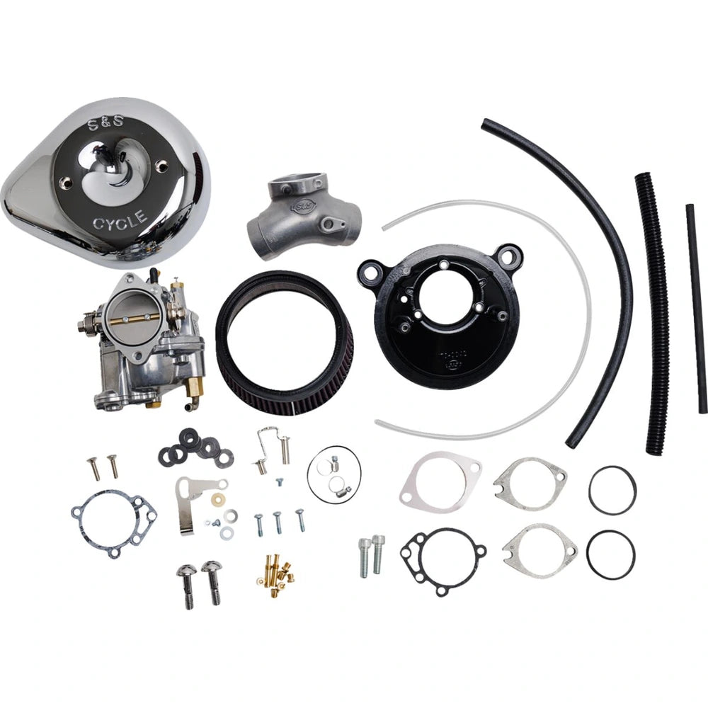 Harley-Davidson modeller (84-99) Super E Carburetor with Stealth Air Cleaner Kit, krom – S&S Cycle