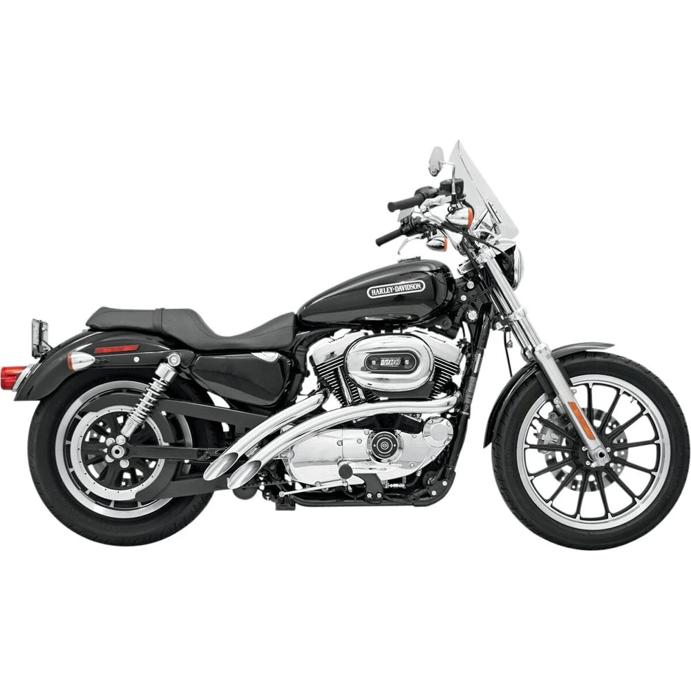 Harley-Davidson Sportster (86-03) Radial Sweepers komplet udstødning, krom – Bassani