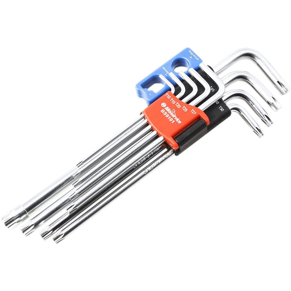 Ekstra langt magnetisk Torx-nøglesæt – BikeService BS9101